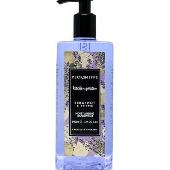 Pecksniff's Moisturizing Hand Wash – Vitamin B Enriched, Natural & Gentle Cleanser, Luxurious Hand Wash 500ml/16.9 fl oz